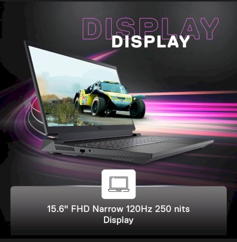 Get 1 year free internet or 1 year Netflix on purchasing Dell G15 5520 Gaming Laptop, Intel i5-12500H/16GB DDR5/1TB SSD/15.6" (39.62cm) FHD WVA AG 120Hz 250 nits/NVIDIA RTX 3050, 4 GB GDDR6/Win 11 + MSO'21/15 Months McAfee/Backlit KB/Dark Shadow Grey/2.81kg