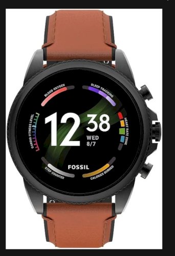 Great deal collect 1500 rupees cashback on purchasing smart watch (cost should be more then 5000) Fossil Gen 6 Digital Black Dial Women's Watch-FTW6080