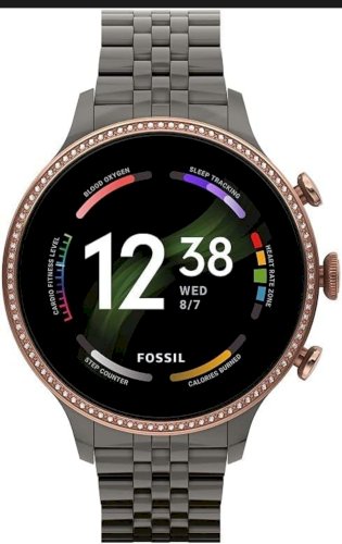 Great deal collect 1500 rupees cashback on purchasing smart watch (cost should be more then 5000) Fossil Gen 6 Digital Black Dial Women's Watch-FTW6078