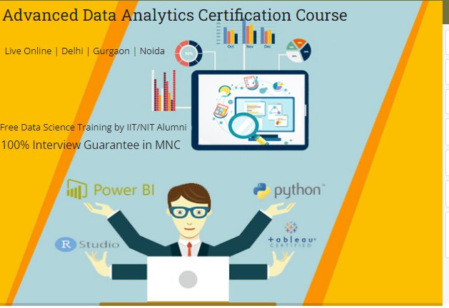 Best Data Analytics Course in Delhi, 110010. Best Online Live Data Analyst Training in Bangalore by IIT Faculty , [ 100% Job in MNC] October  Offer'24, Learn Advanced Excel, SQL, Tableau, Power BI, Python Data Science and Qulik, Top Training Center in Delhi NCR - SLA Consultants India